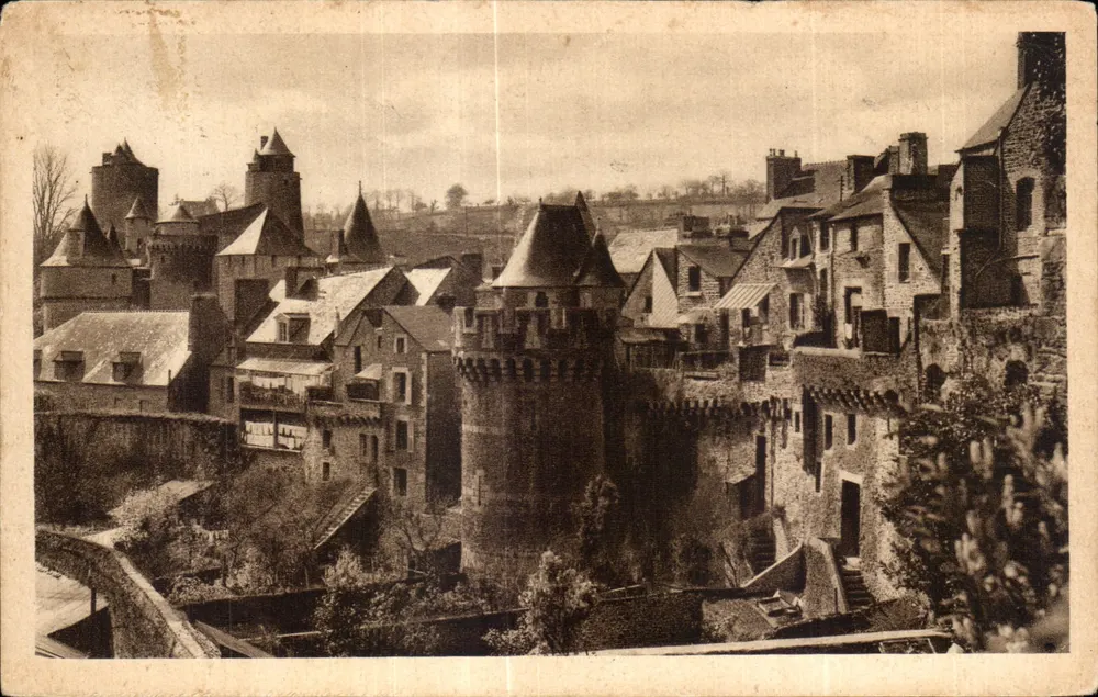 Fougeres — Das Schloss und die Mauern (12. und 14. Jahrhundert) — Édit. d'Art, Caen - Vorderseite