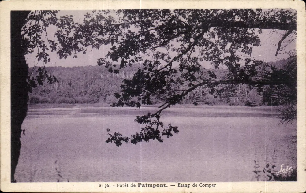 Las Paimpont — Jezioro Comper — Laic, nr 2136 - Awers