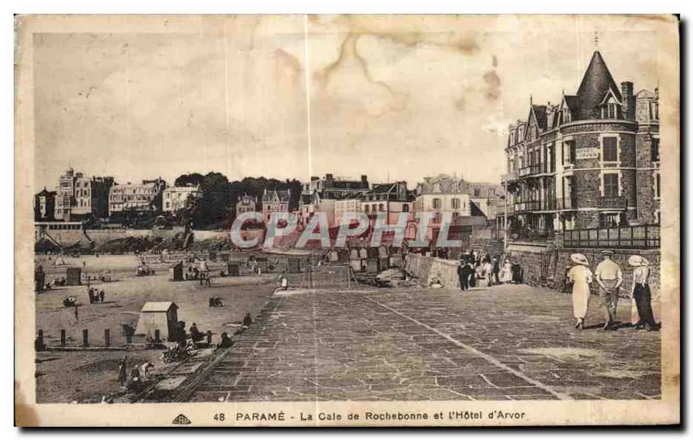 Paramé — La Gale de Rochebonne und das Hôtel d'Arvor - Vorderseite
