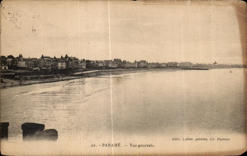 Paramé — Visão geral — Edit. Labbé, pintor, Av. Pasteur - Frente