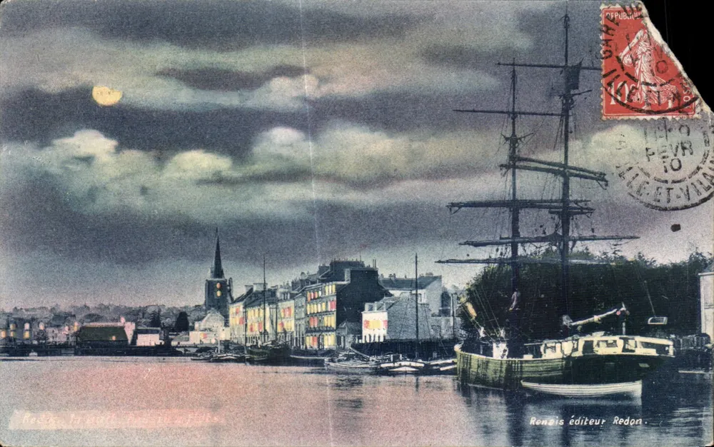 Rennes - La Baie - Ansicht des Hafens — Verlag Redon - Vorderseite