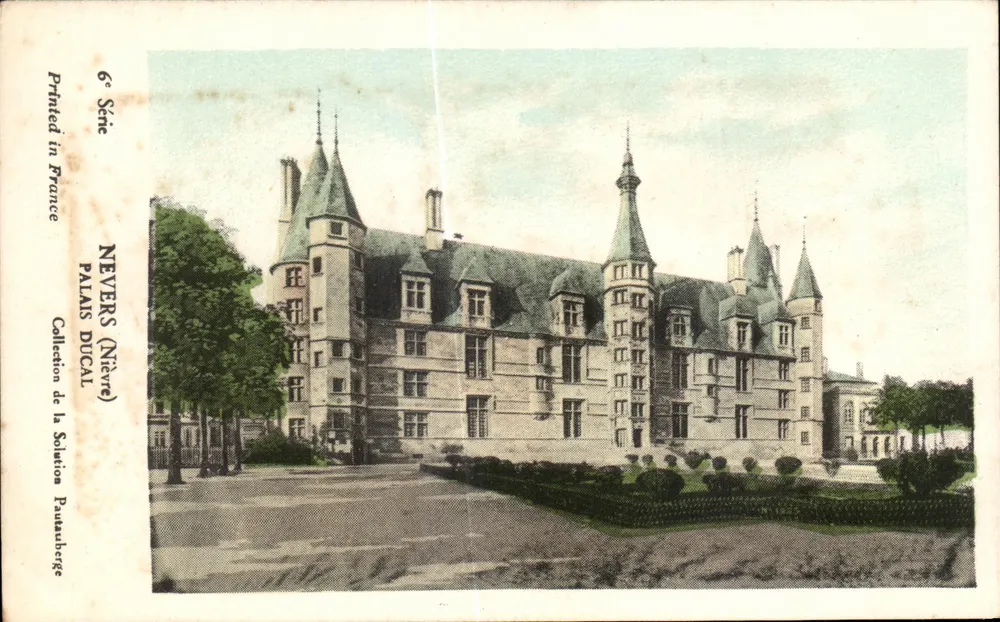 Nevers (Nièvre) — Palácio Ducal — Coleção da Solution Pautauberge, 6ª Série - Frente