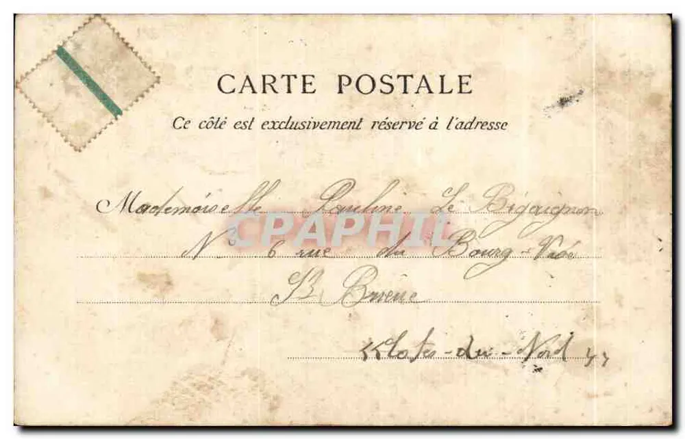 Alençon — Portal der Kirche Notre-Dame — La C. P. A. Paris - Rückseite