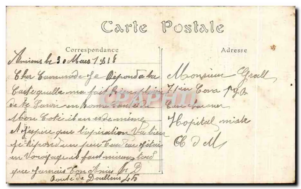 Kathedrale von Amiens — Der Hauptaltar, 18. Jahrhundert — Ausgabe A. Pubs. ND. Phot. - Rückseite