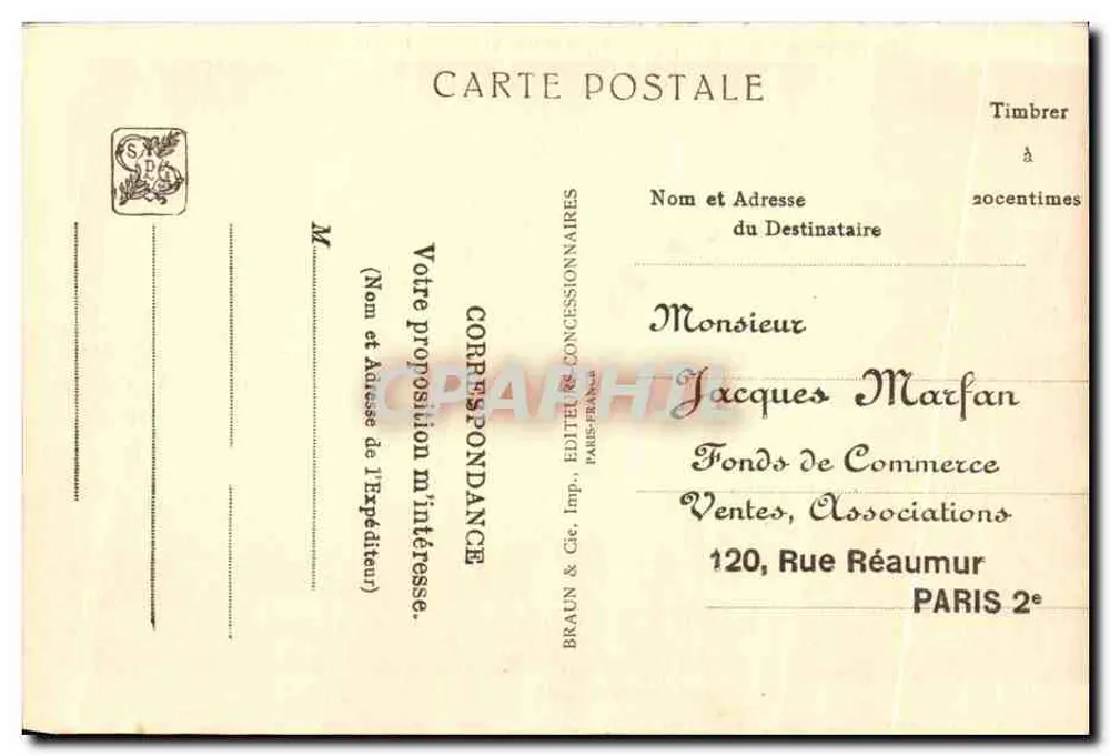 Zoo-Park — Die Löwinnen — Internationale Kolonialausstellung — Paris 1931 - Rückseite