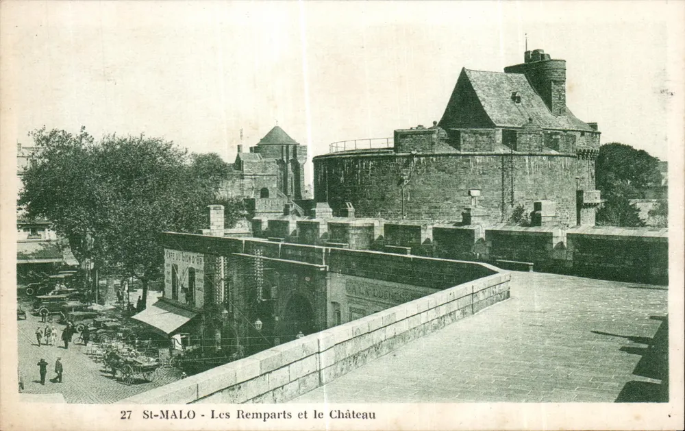 St-Malo - Die Mauern und das Schloss — Verlag: Cala & Cie, Nr. 27 - Vorderseite
