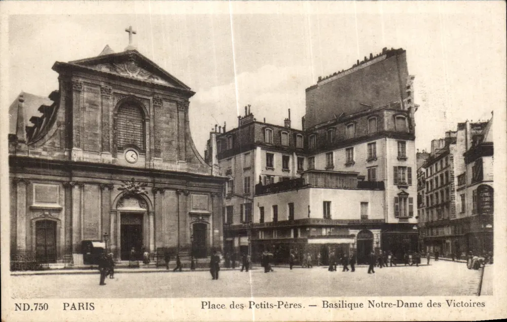 Place des Petits-Pères — Basilique Notre-Dame des Victoires — ND.750 PARIS - Vorderseite