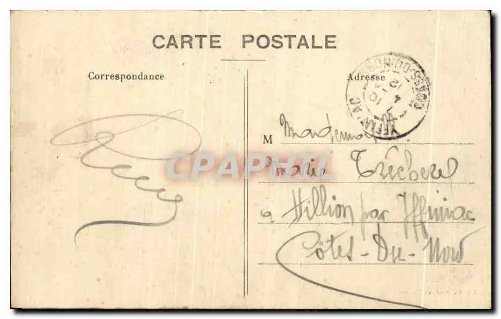 ApREMONT - Castelo do Veuillin — Lib. Th. Ropheau, Nevers - Verso