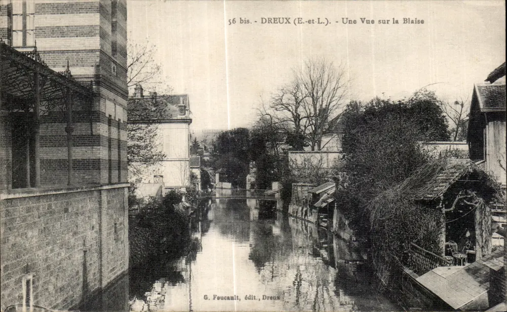 Dreux (E.-et-L.) — Vista da Blaise — G. Foucault, editor, Dreux - Frente