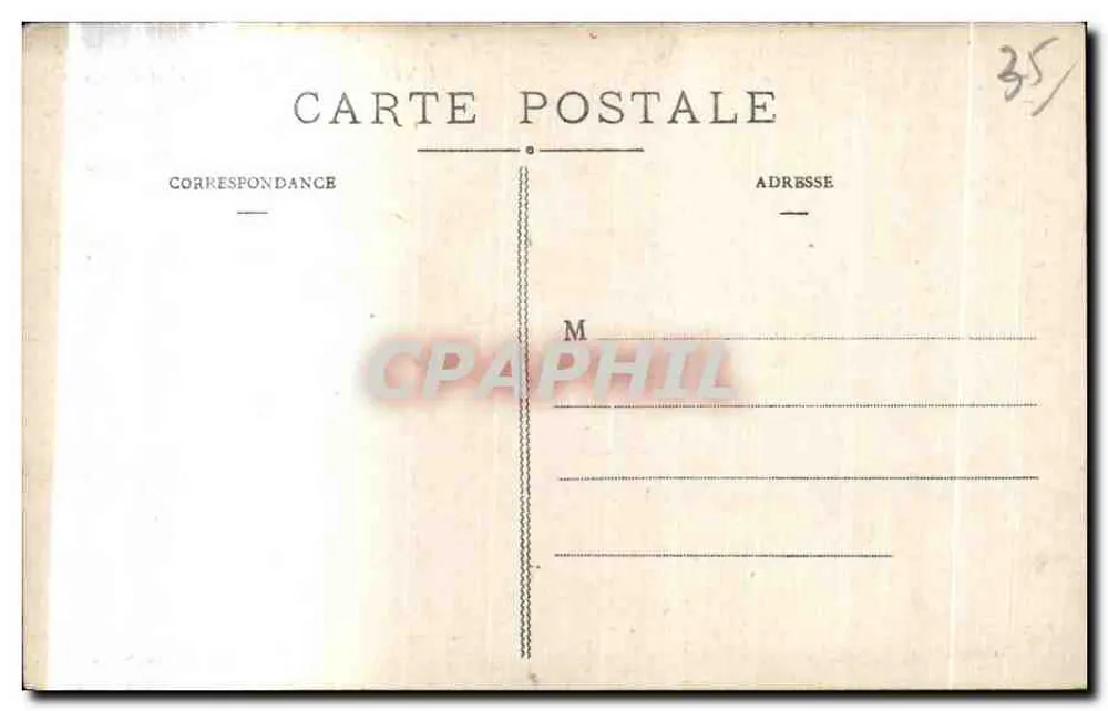 Saint-Malo — A Baía sob a luz da lua — Artaud-Nozais, Nantes - Verso