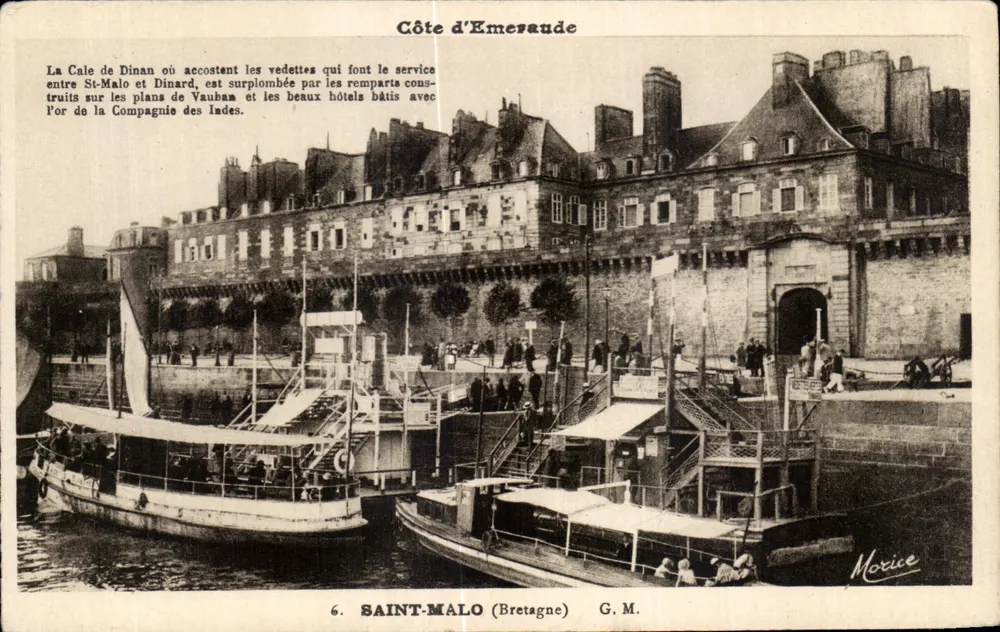 Costa da Esmeralda — Saint-Malo (Bretanha) — G. M. Morice - Frente
