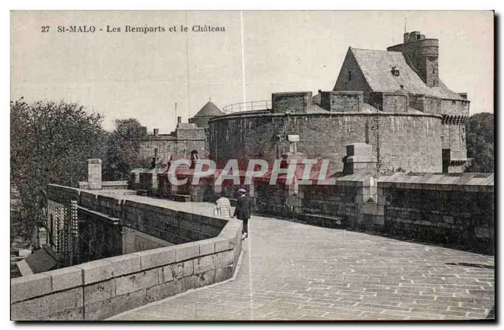 St-Malo - Die Mauern und der Schloss — Ausgabe 'Au Kiéler' aus St-Malo - Vorderseite