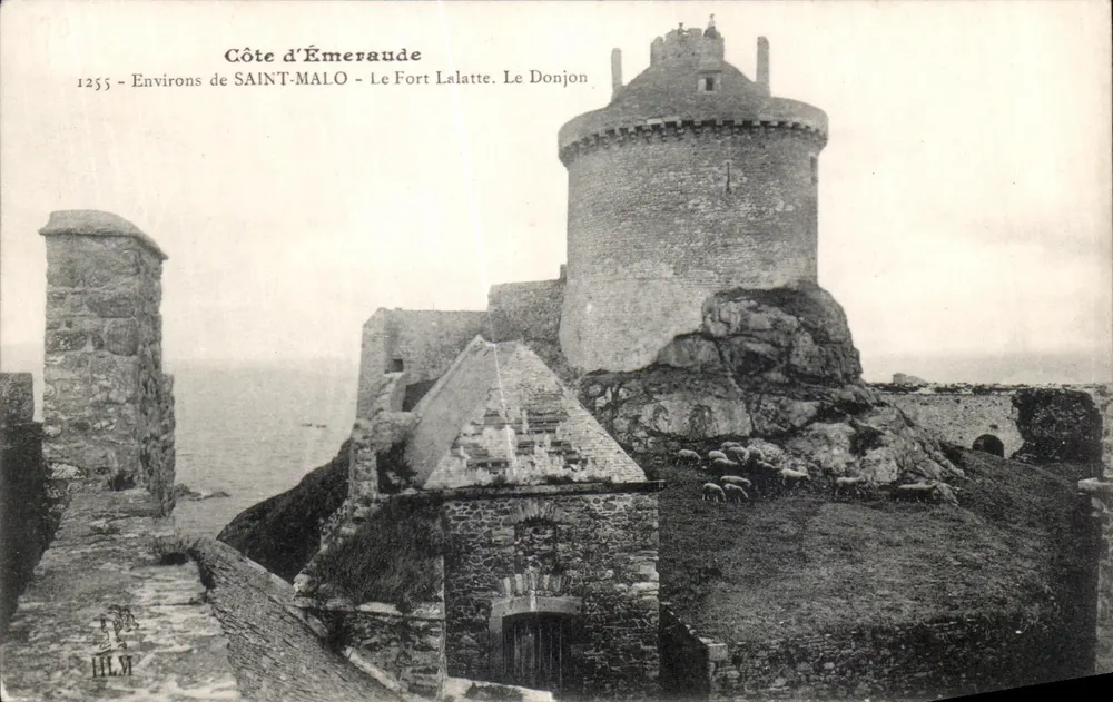 Côte d'Émeraude — Fort Lalatte, Der Bergfried — H. Le Nalliot, Verlag - Vorderseite