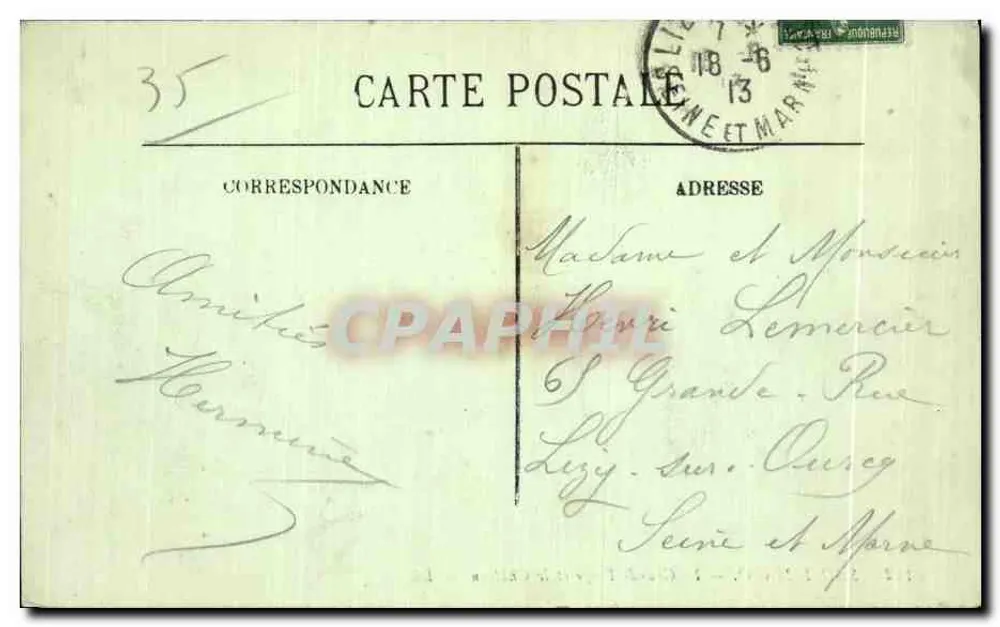 Saint-Malo — La Grande Plage und das Schloss — LL. n°122 - Rückseite