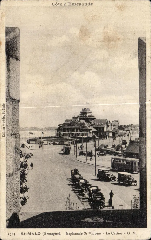 St-Malo (Bretagne) — Esplanade St-Vincent — Das Casino — Ausgabe G. M. n°2565 - Vorderseite