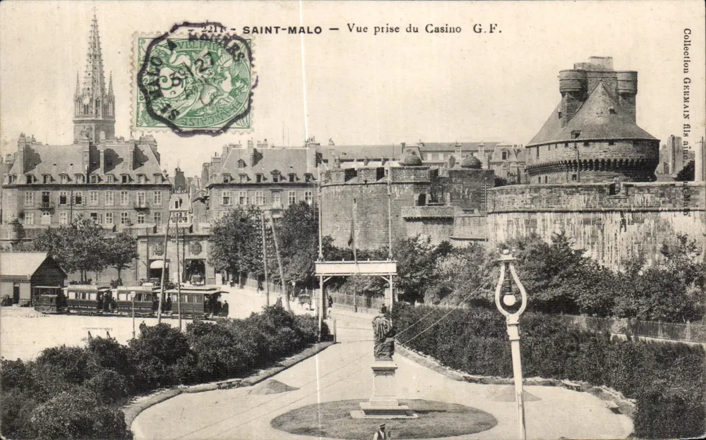 Saint-Malo — Aufnahme vom G.F. Casino — Sammlung Grenmaux aîné - Vorderseite