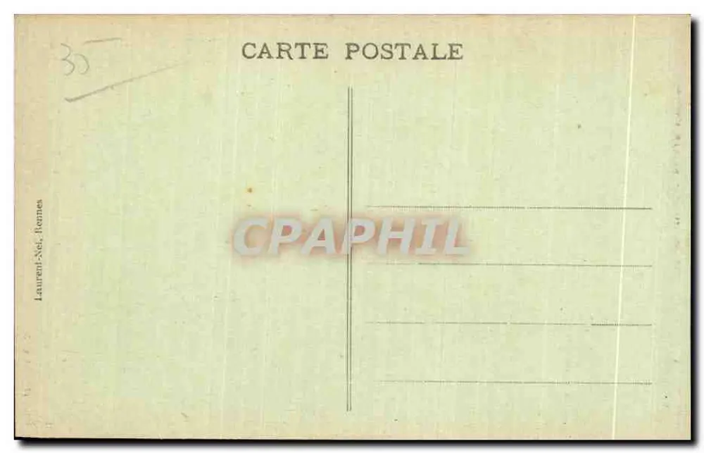 Côte d'Émeraude — Le Môle des Noirs bei Sturm — St MALO, Nr. 149 - Rückseite