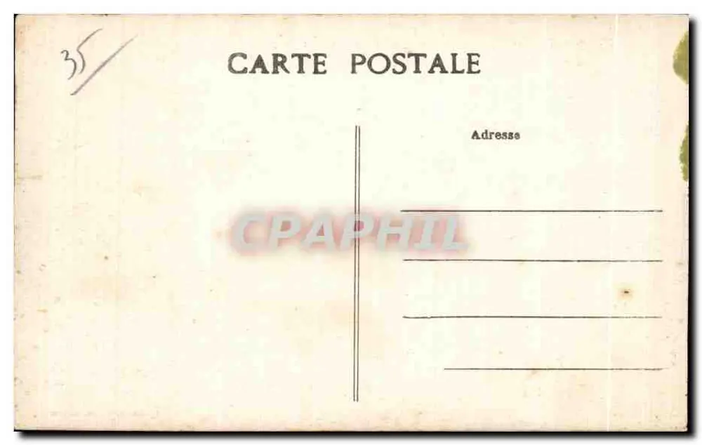 St-Malo (I.-et-V.) — Das Grab von Chateaubriant am Grand Bey — A. Lamire, Verlag, Rennes - Rückseite