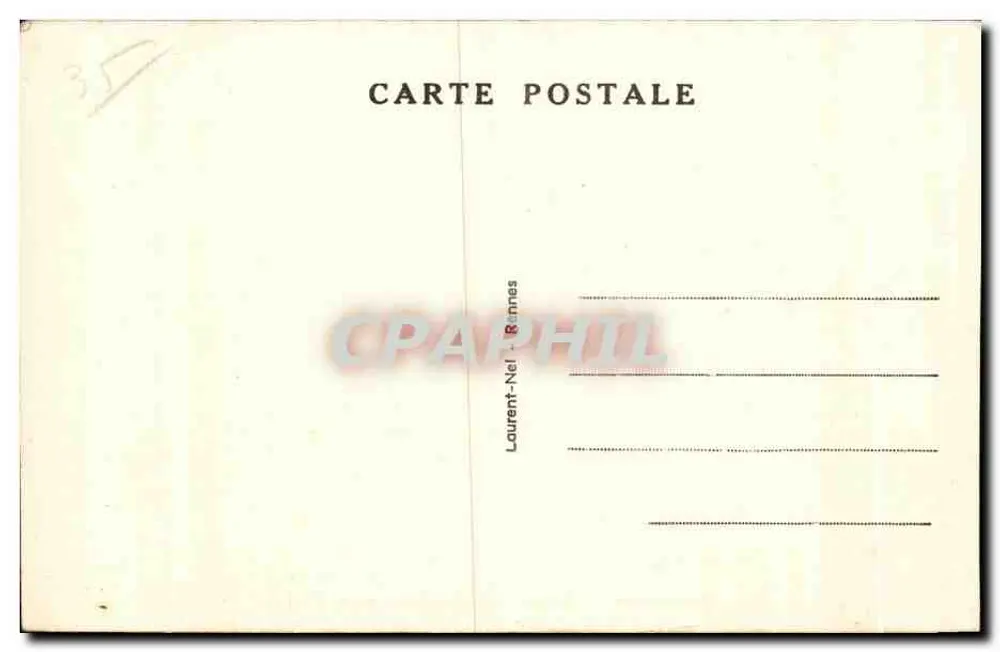 Grabmal von Châteaubriand am Grand Bé — Saint-Malo — Küste der Smaragde - Rückseite