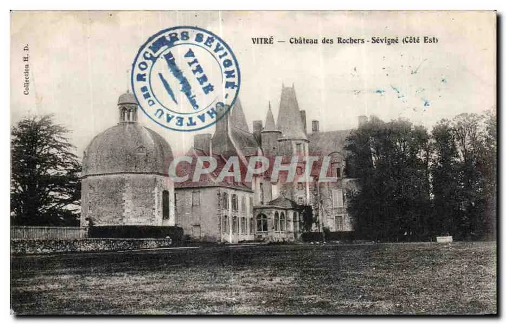 VITRÉ — Schloss Rochers-Sévigné (Ostseite) — Sammlung H. D. - Vorderseite