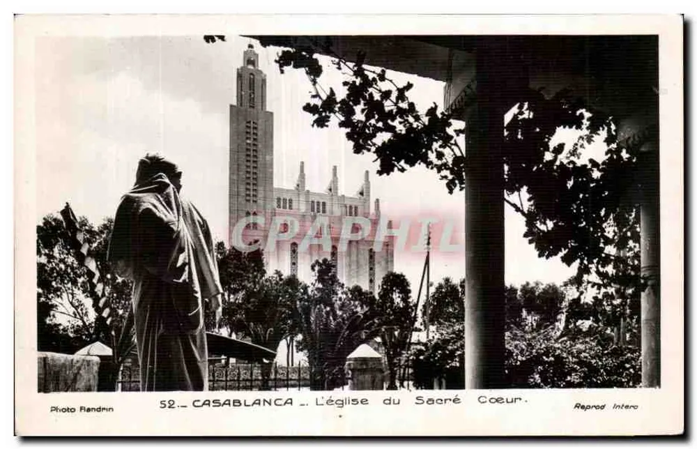Casablanca — Die Kirche des Heiligen Herzens — Photo Rendmin, n°52 - Vorderseite