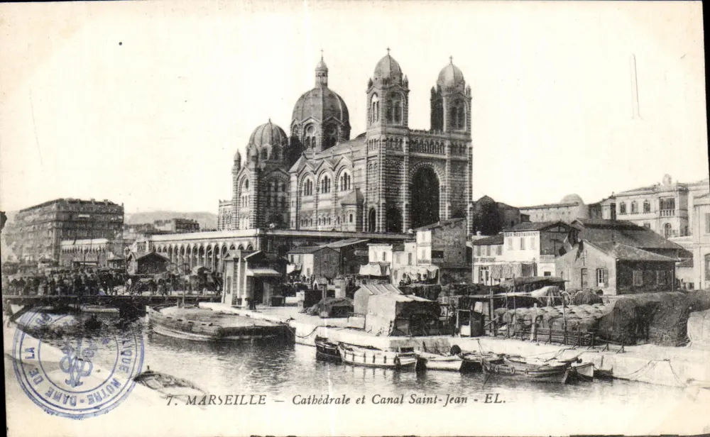 Marseille — Kathedrale und Kanal Saint-Jean — Ausgabe L.EL. - Vorderseite