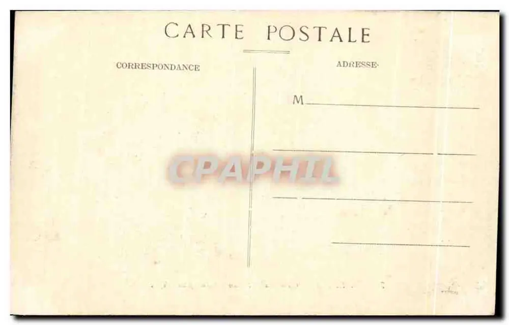 Marseille — Kathedrale und Kanal Saint-Jean — Ausgabe L.EL. - Rückseite