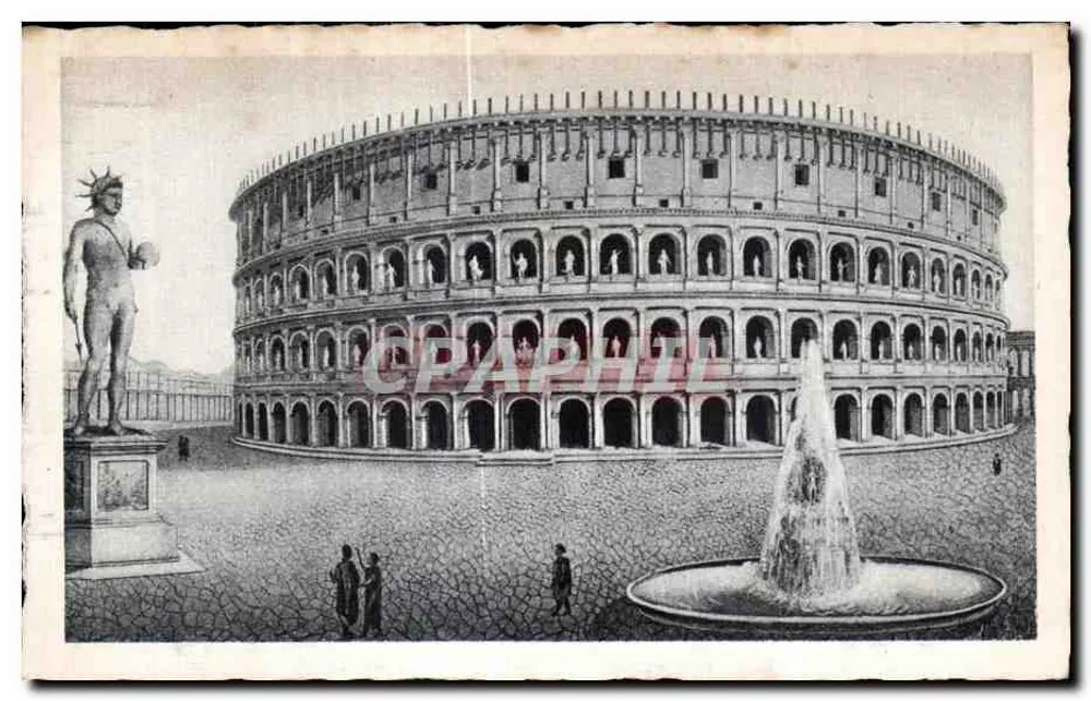 Rzym - Odbudowany Coliseum — wydanie włoskie, nr 40 - Awers