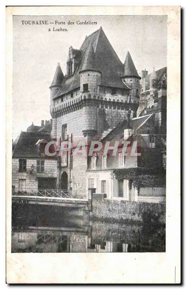 TOURAINE — Tor zur Cordeliers in Loches - Vorderseite