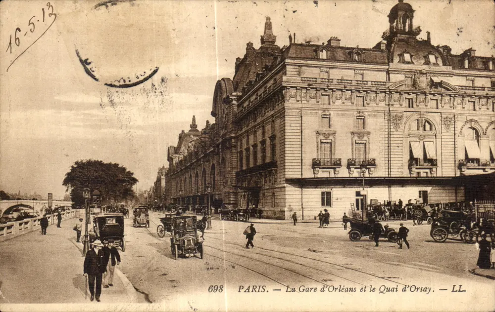 Paris — Die Gare d'Orléans und der Quai d'Orsay — LL. — Nr. 698 - Vorderseite
