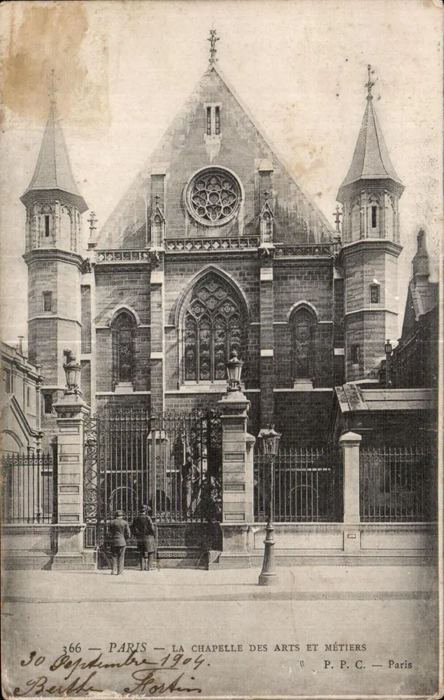 Paris — Kapelle der Künste und Handwerks — P. P. C. — Nr. 366 - Vorderseite