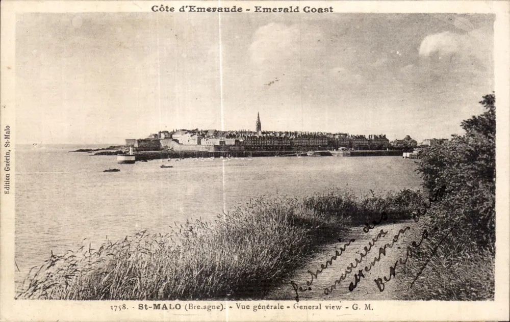St-Malo (Bretanha) — Visão geral — Edição Guérin, St-Malo - Frente