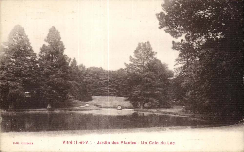 Vitré (I.-et-V.) - Garten der Pflanzen - Ein Eckbereich des Sees — Edit. Guiheux - Vorderseite