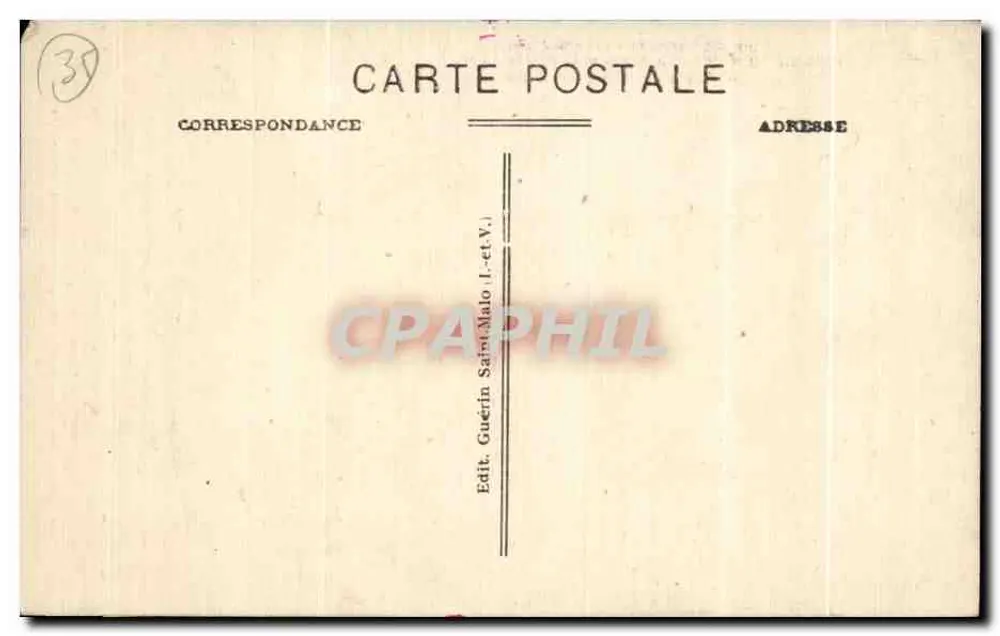Dinard - A Digue e a Ponta do Moulinet — G. F. — n° 4538 bis - Verso