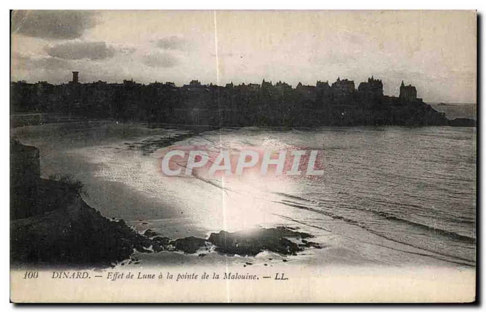 Dinard — Mondlicht an der Spitze der Malouine — LL - Vorderseite