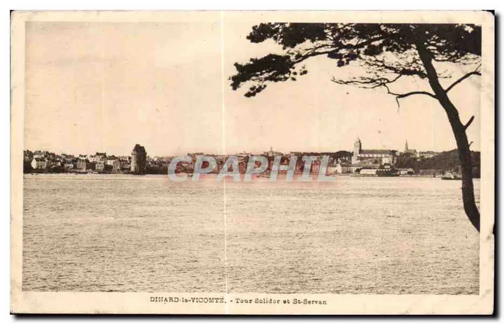 Dinard-la-Vicomte — Turm Solidor und St-Servan — Edition M. PAMBRUN Dinan - Vorderseite