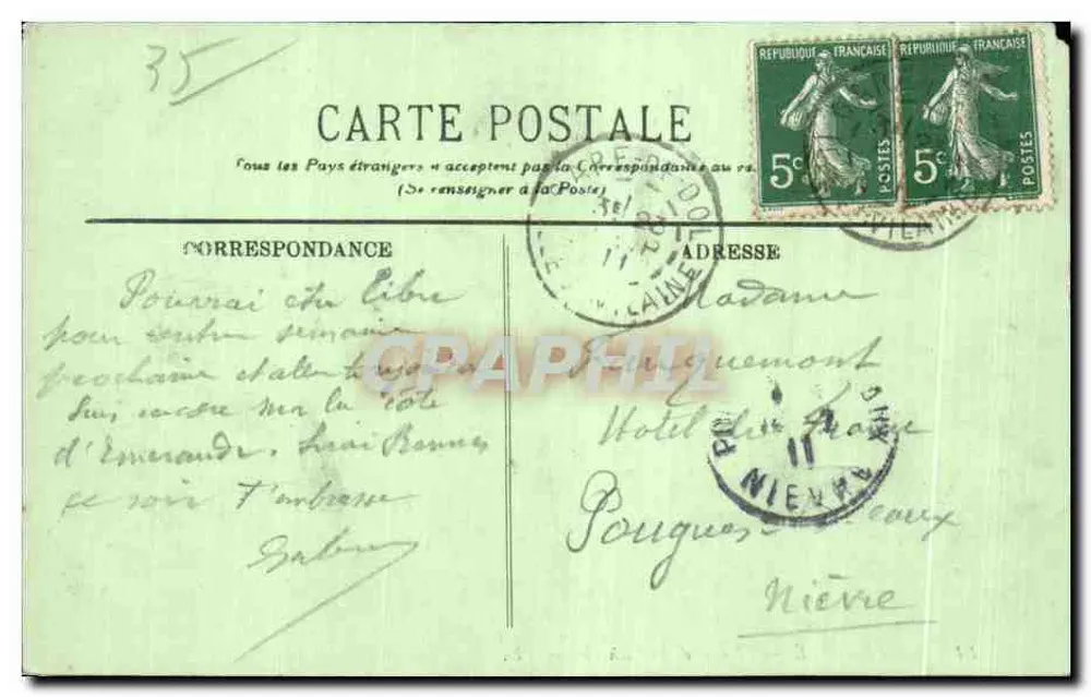 La Vicomté — A Ense da Pécherie — LL. — N°81 - Verso