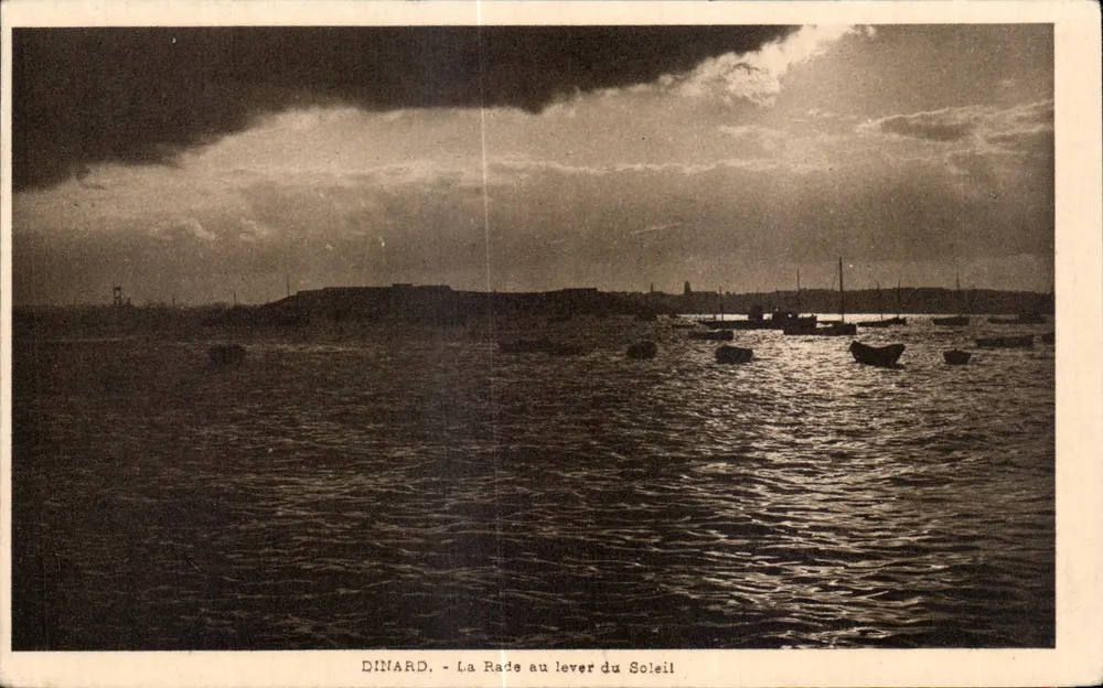 Dinard - La Rade al sorgere del Sole — Serie 2 N° 8, edizione M. Pambrun - Recto