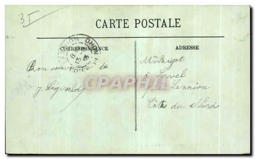 Dinard — Visão em direção a Cézembre — LL. — Edição LL. - Verso