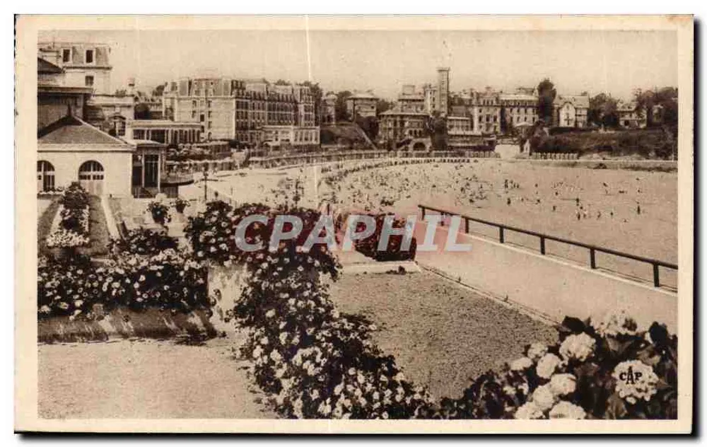 Dinard — Strandansicht vom Kommunalen Casino — C.A.P. — n°10 - Vorderseite