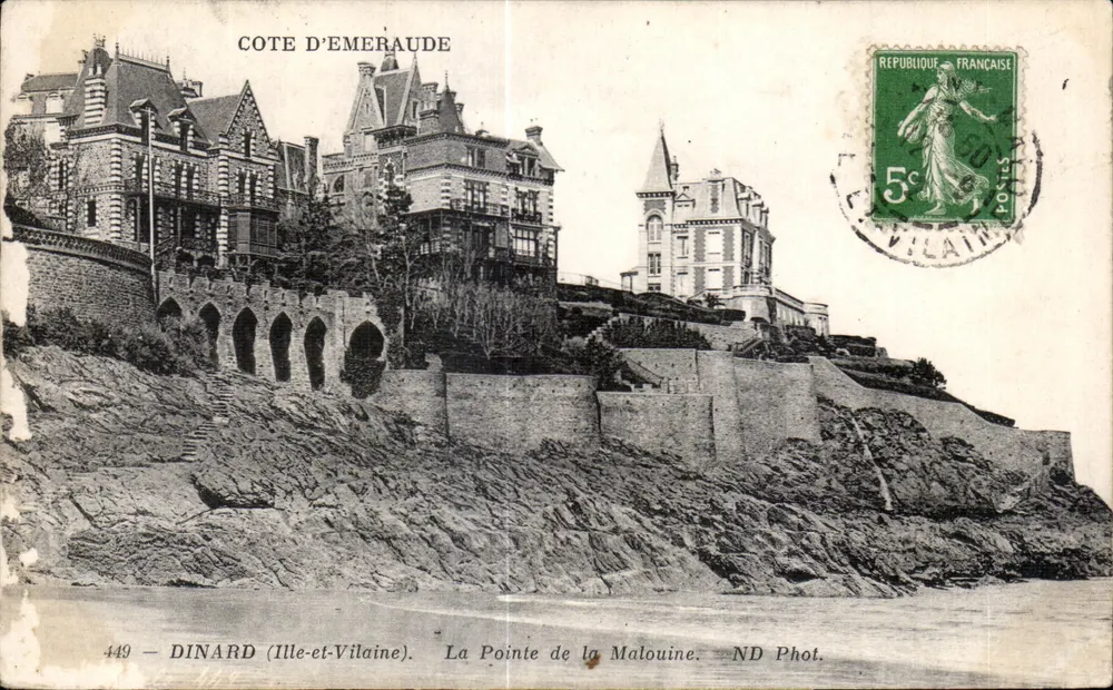 Dinard (Ille-et-Vilaine) — La Pointe de la Malouine — ND Phot. n°449 - Vorderseite