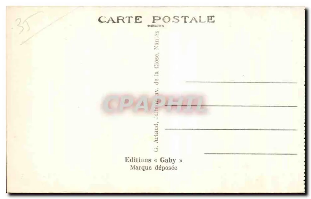 Rennes - Die Gärten des Palastes Saint-Georges ; im Hintergrund, links, das Gymnasium - Rückseite