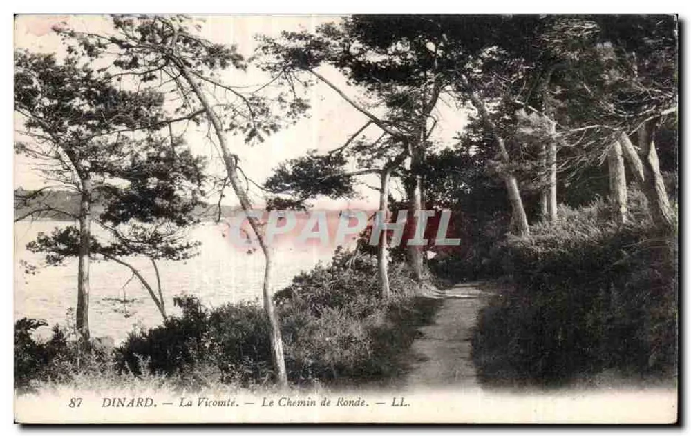 Dinard — A Vicomtia — O Caminho de Ronde — LL. - Frente