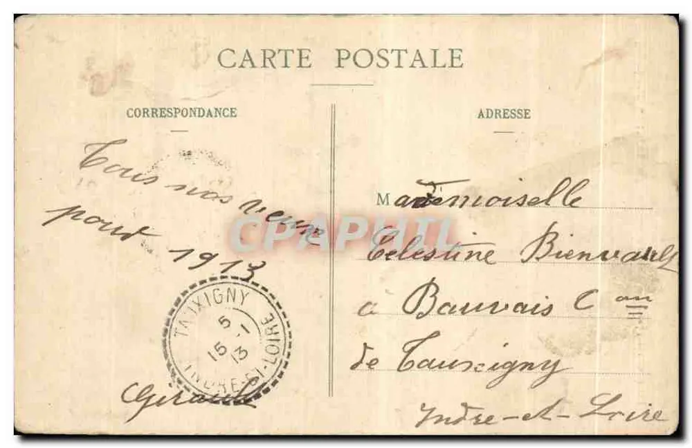 De Croix du Nivolet — opgericht in 1862 door M. de Graaf Fernex de Mongex — uitgeverij Coll. L. Germain, Thunberty, n° 6857 - Achterkant