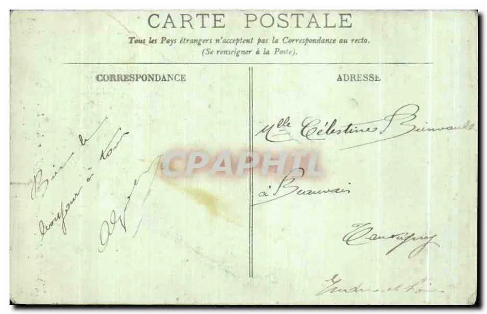 Brançon — La Porte Pignerol — LL. Éditeur LL. N° 639 - Verso
