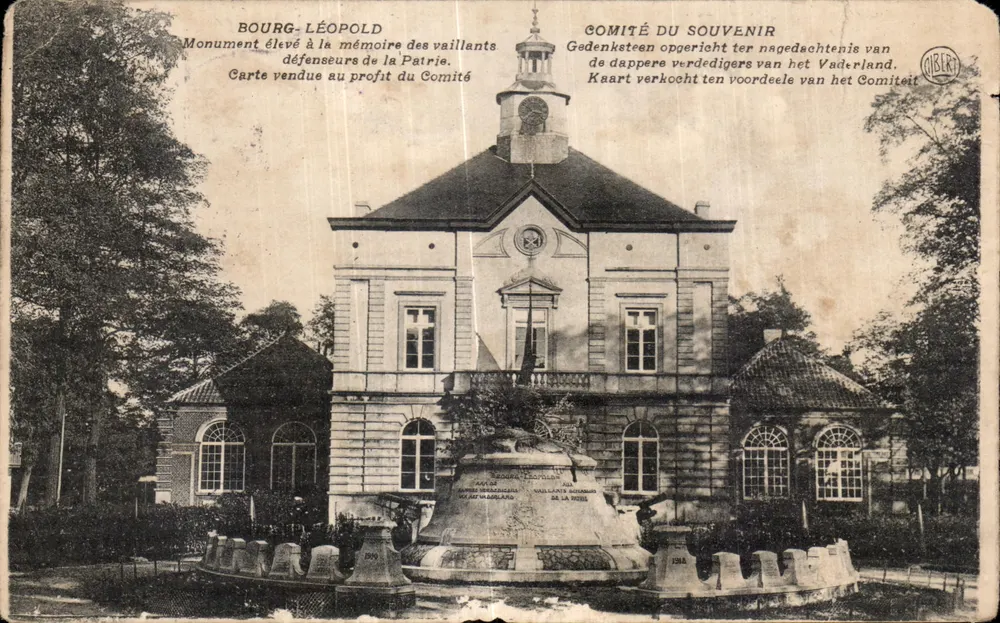 Bourg-Léopold — Denkmal für die tapferen Verteidiger der Vaterland — Gibert - Vorderseite