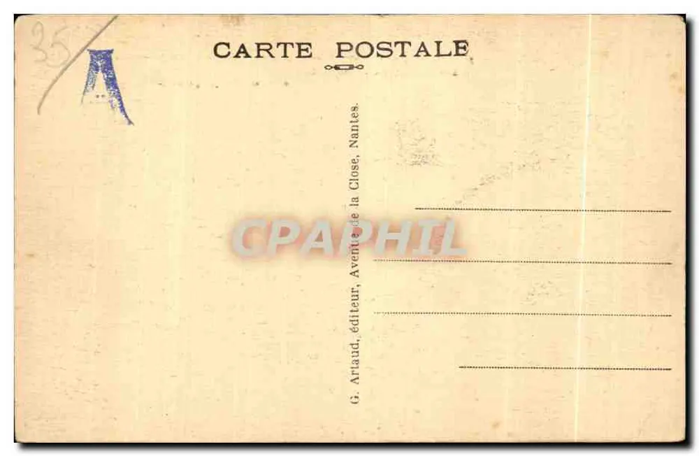 Dol-de-Bretagne — Kathedrale Saint-Samson — Verlag G. Arlaud, Nantes - Rückseite