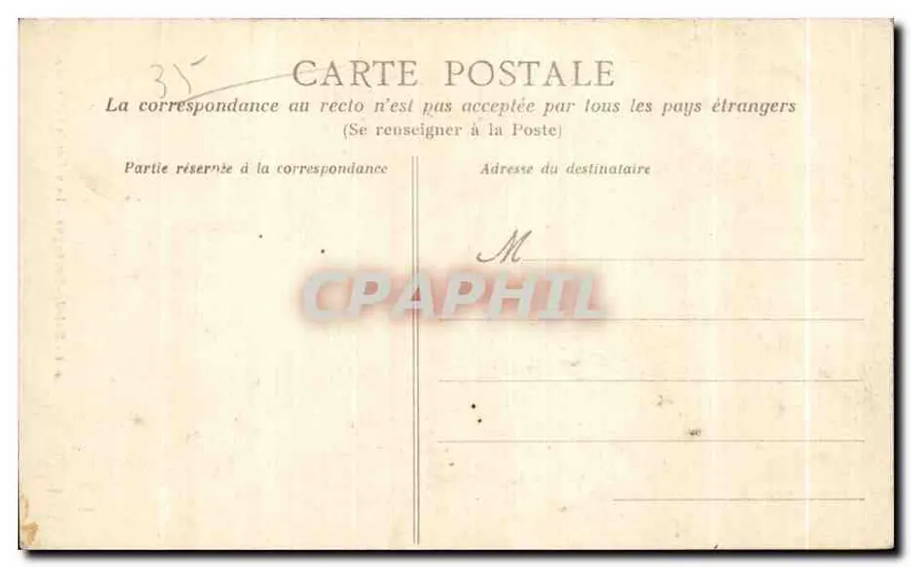 Doi-de-Bretagne — Ansicht der Kirchenschiff der Kathedrale — anonymer Verlag, Nr. 648 - Rückseite