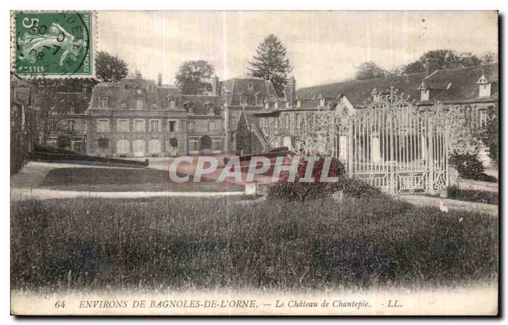Umgebung von Bagnoles-de-l'Orne — Schloss Chantepie — LL. - Vorderseite