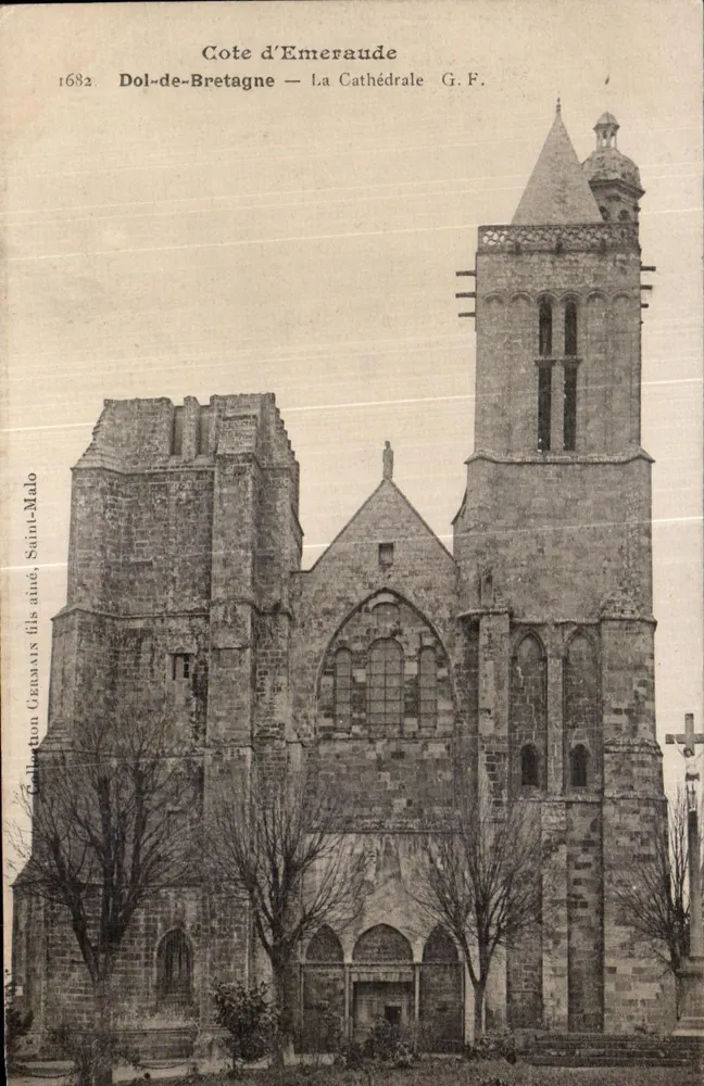 Dol-de-Bretagne — Die Kathedrale — G.F. — Sammlung GEMEAUX ältester Sohn, Saint-Malo - Vorderseite